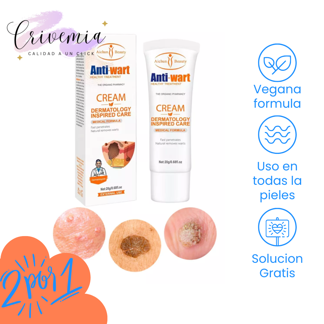 Anti-Wart - Crema antiverrugas - 2X1 excelente precio😱🔥