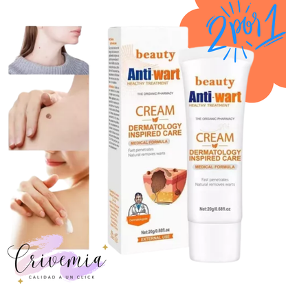 Anti-Wart - Crema antiverrugas - 2X1 excelente precio😱🔥