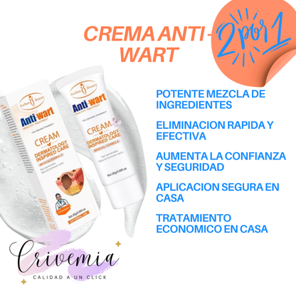 Anti-Wart - Crema antiverrugas - 2X1 excelente precio😱🔥